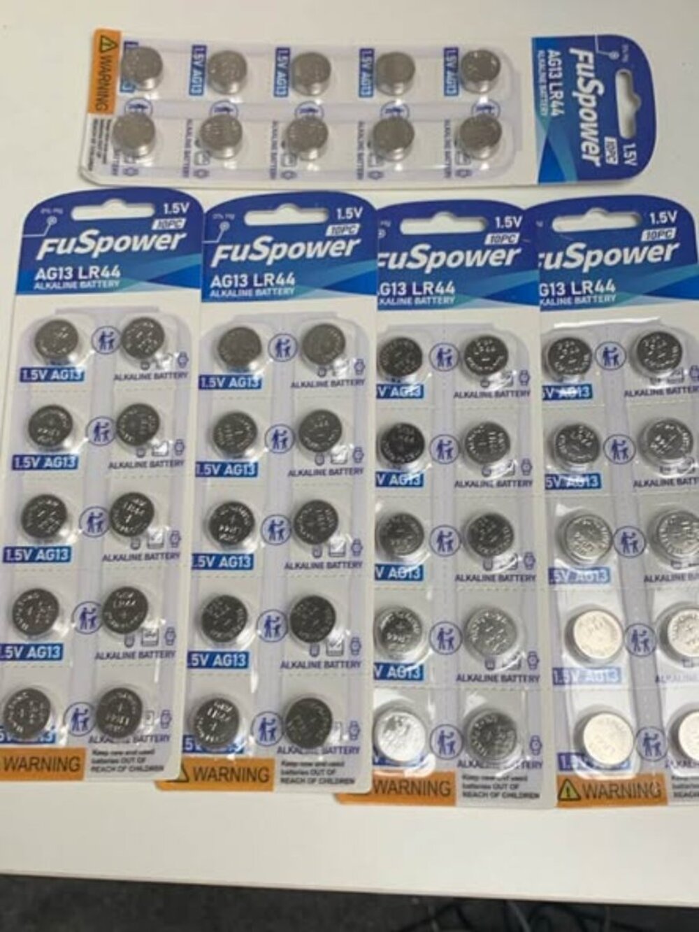357 Battery 303 A76LR44 AG13 G13 SR44W L1154F Battery 1.5V Alkaline Battery